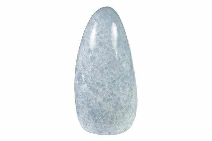Polished, Free-Standing Blue Calcite - Madagascar #199219